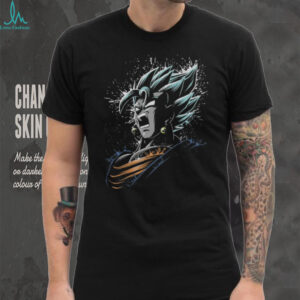 Vegito Blue Super Saiyan Splatter Art Tshirt