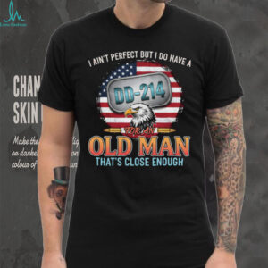 Veteran Dd 214 Old Man American Flag Eagle Military Shirt