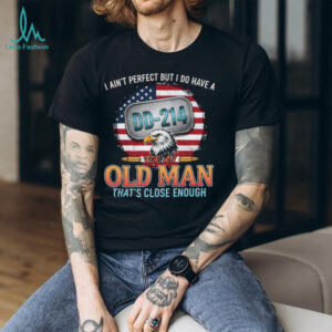 Veteran Dd 214 Old Man American Flag Eagle Military Shirt