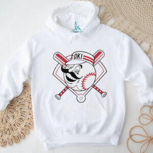 Vintage Mustache Baseball Character Sports Mascot Graphic T Shirt