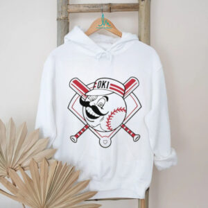 Vintage Mustache Baseball Character Sports Mascot Graphic T Shirt