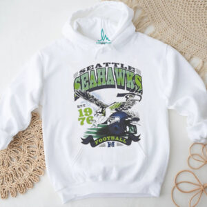 Vintage Seattle Seahawks Football Est 1976 Helmet Design Tee