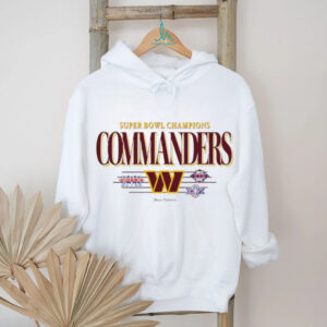 Washington Commanders Super Bowl Champions XVII XXI XXVI vintage shirt Washington Commanders Super Bowl Champions XVII XXI XXVI vintage shirt