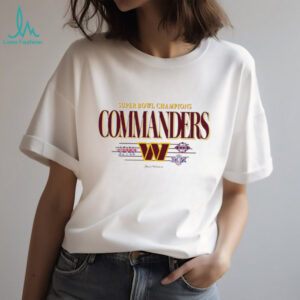 Washington Commanders Super Bowl Champions XVII XXI XXVI vintage shirt