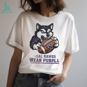 Washington Huskies Football Real Dawgs Wear Purple Mascot T Shirt T Shirt Washington Huskies Football Real Dawgs Wear Purple Mascot T Shirt T Shirt
