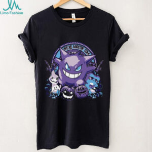 We're Ghostin' You Gengar and Mimikyu Halloween Ghost Pokémon T Shirt