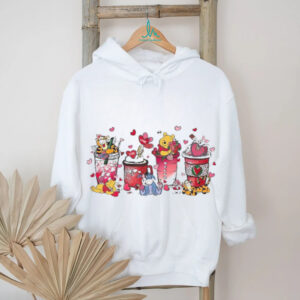 Winnie the Pooh Valentine’s Day Coffee Crew T Shirts Winnie the Pooh Valentine’s Day Coffee Crew T Shirts
