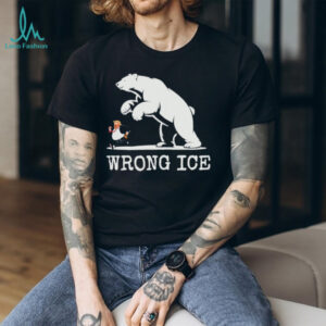 Wrong Ice Trump Polar Bear Political Satire T Shirt