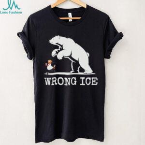 Wrong Ice Trump Polar Bear Political Satire T Shirt