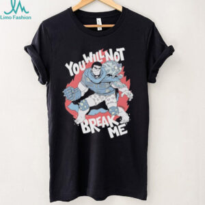 You Will Not Break Me Comic Art Hero Graphic T Shirt