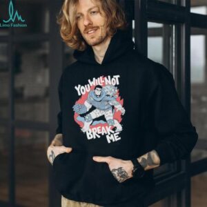 You Will Not Break Me Comic Art Hero Graphic T Shirt