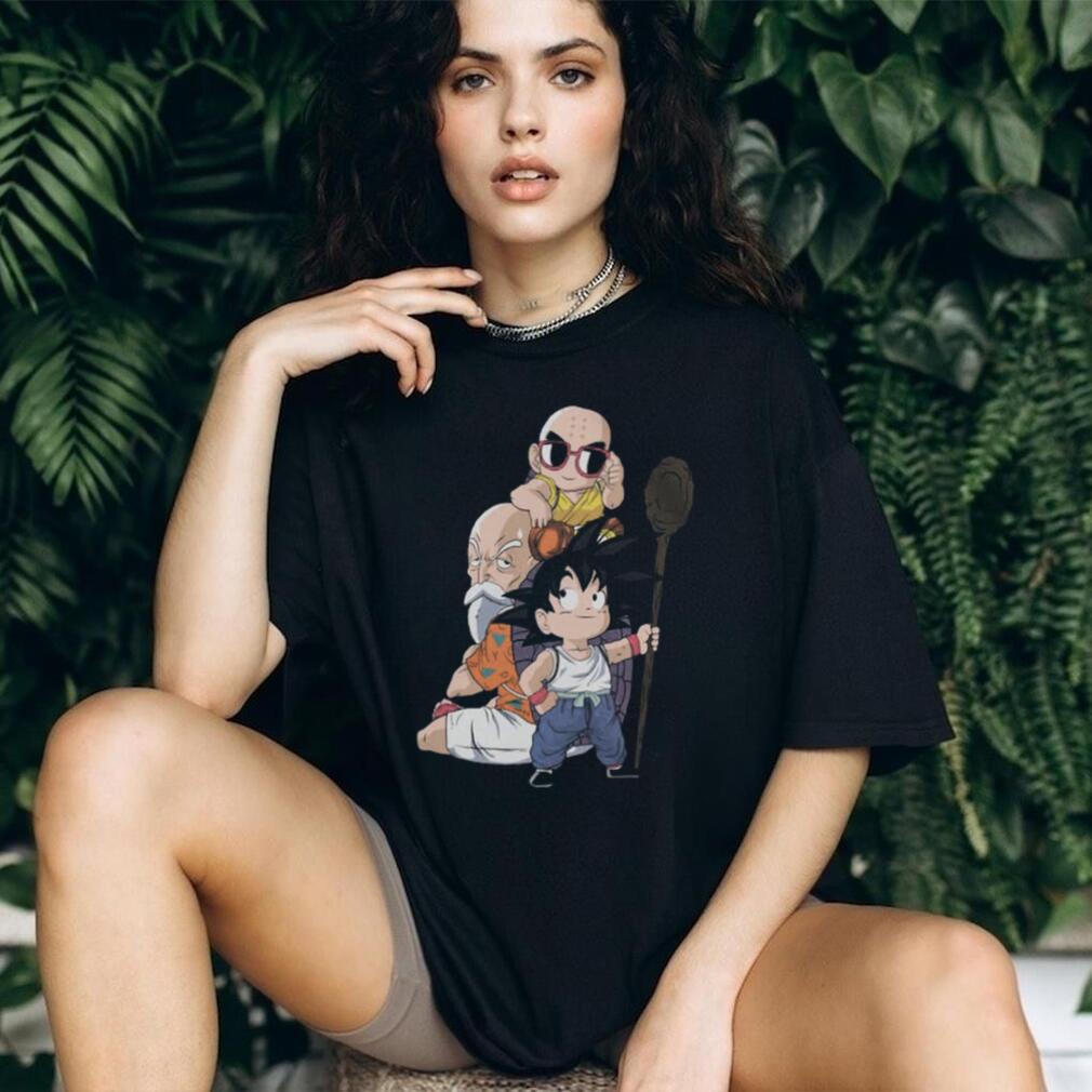 Young Goku Krillin Master Roshi Vintage Anime Tee Young Goku Krillin Master Roshi Vintage Anime Tee