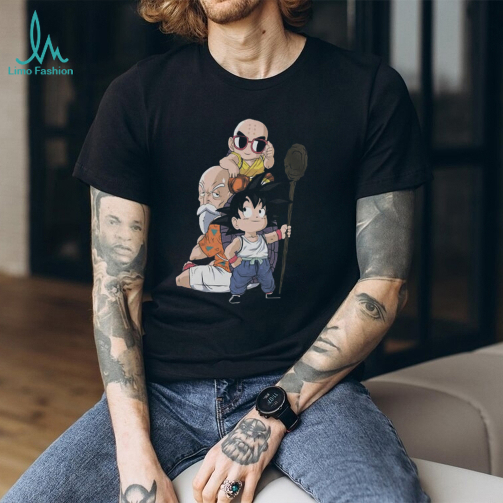Young Goku Krillin Master Roshi Vintage Anime Tee Young Goku Krillin Master Roshi Vintage Anime Tee