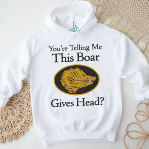 You’re telling me this boar gives head Boar’s Head logo shirt