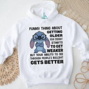 funny thing about getting older your eyesight starts to get weaker but your ability to see shirt