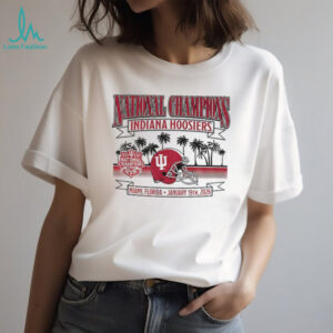 Indiana Hoosiers Football 2025 Cfp National Champions Palm Trees Tshirt