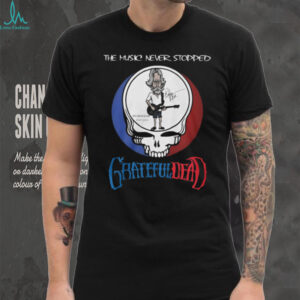 Bob Weir Grateful Dead The Music Never Stopped Tribute T Shirt