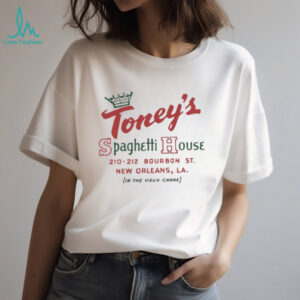 Toneys Spaghetti House New Orleans Vintage Shirt