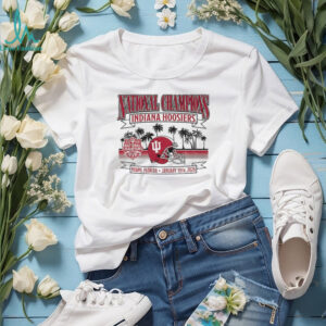 Indiana Hoosiers Football 2025 Cfp National Champions Palm Trees Tshirt