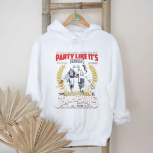 New England Patriots Super Bowl LX Champions 2026 Drake Maye and Tom Brady Party Like It's 2001 2024 T Shirt