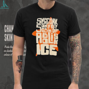 Abolish ICE Typography Starfish Political Statement Graphic Tee