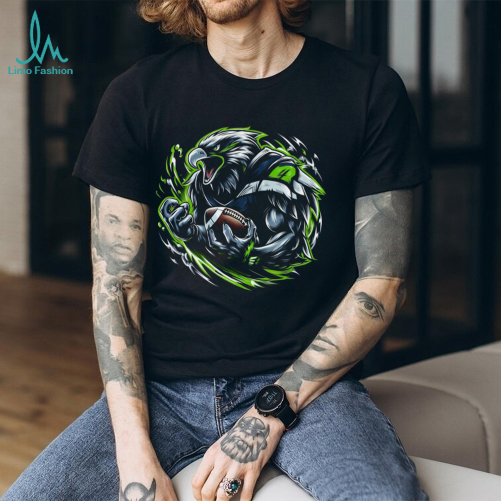 Aggressive Angry Hawk Mascot Football Sports Logo T Shirt Aggressive Angry Hawk Mascot Football Sports Logo T Shirt