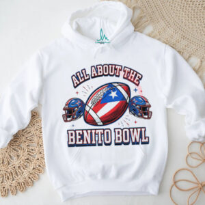 All About The Benito Bowl Puerto Rico Football Helmet T shirt