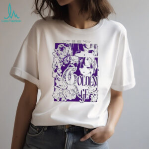 Anime Manga Style “Golden Age” Purple Graphic Aesthetic Streetwear Tee