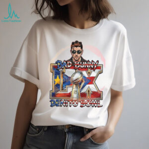 Bad Bunny Benito Bowl LX Super Bowl Puerto Rico Flag Graphic T Shirt