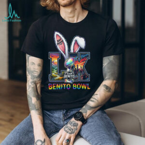 Bad Bunny Team Benito Bowl LX Colorful Bunny Ears T shirt