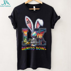 Bad Bunny Team Benito Bowl LX Colorful Bunny Ears T shirt