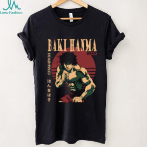 Baki Hanma Champion Retro Sunset Martial Arts Tee