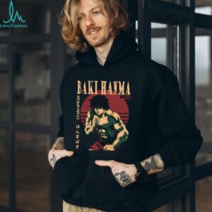 Baki Hanma Champion Retro Sunset Martial Arts Tee