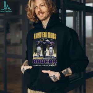 Baltimore Ravens A New Era Begins Jackson Hamilton Memories T Shirt