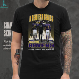 Baltimore Ravens A New Era Begins Jackson Hamilton Memories T Shirt