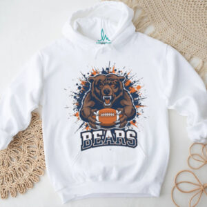 Bears Football Paint Splatter Mascot T Shirt Bears Football Paint Splatter Mascot T Shirt