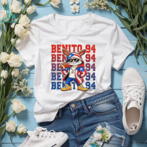 Benito 94 Bad Bunny Rabbit Puerto Rico Flag Outfit T shirt