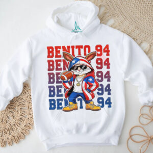 Benito 94 Bad Bunny Rabbit Puerto Rico Flag Outfit T shirt
