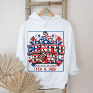 Benito Bowl Feb 8 2026 Puerto Rico Flag Stars Football T shirt