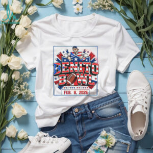 Benito Bowl Feb 8 2026 Puerto Rico Flag Stars Football T shirt
