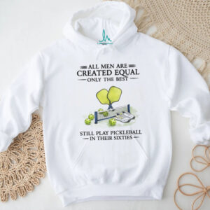 Best Men Play Pickleball In Their Sixties Vintage T Shirt