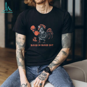 Blood In Blood Out 13 KOs Boxing Rooster Chicano Culture Graphic Tee