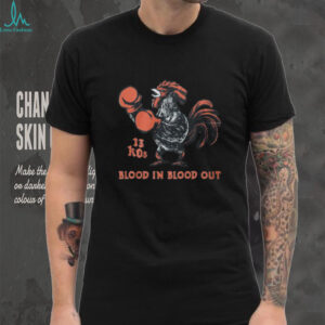 Blood In Blood Out 13 KOs Boxing Rooster Chicano Culture Graphic Tee