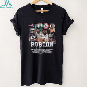 Boston City of Champions Sports Legends Signature Shirt