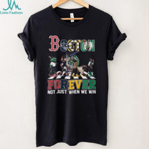 Boston Forever Sports Mascots Abbey Road Style Crossing T Shirt