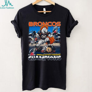 Broncos AFC Champions 2026 Shirt Denver Football Rivalry Victory Graphic