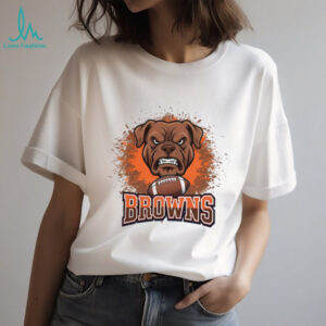 Browns Bulldogs Football Paint Burst Mascot Shirt
