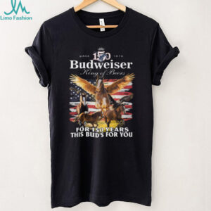 Budweiser 150 Years Anniversary King of Beers American Flag Tee