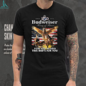 Budweiser 150 Years Anniversary King of Beers American Flag Tee