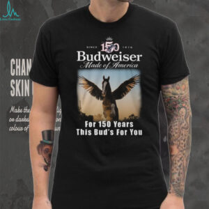 Budweiser 150 Years Anniversary Pegasus Made of America T Shirt